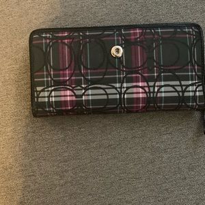 Like new Coach checkbook wallet